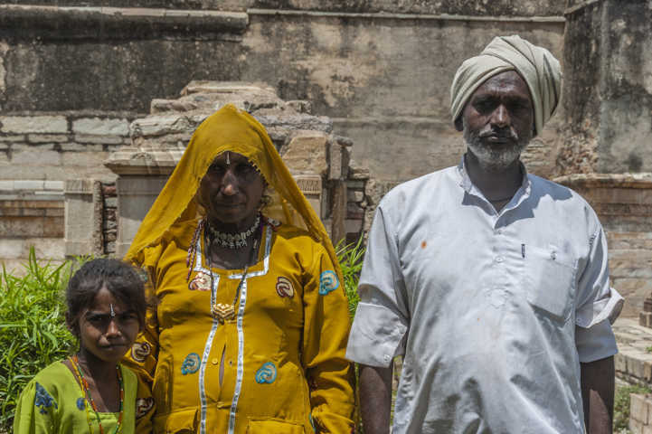 45 - India - Chittorgarh - familia